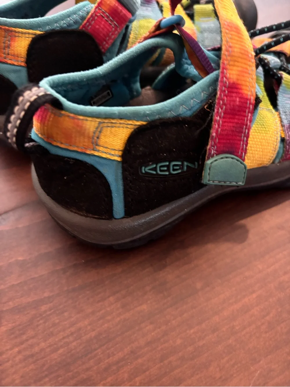 KEEN Kids' Multicolor Tie-Dye Closed-Toe Sandals
